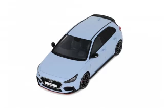 HYUNDAI I30 N BLUE 2017 OttOmobile 1:18 Resinemodell (Türen, Motorhaube... nicht zu öffnen!)